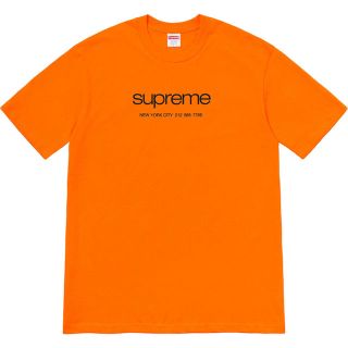 シュプリーム(Supreme)の【M】Supreme Shop Tee orange オレンジ シュプリーム(Tシャツ/カットソー(半袖/袖なし))