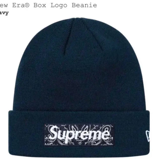ニット帽/ビーニーSupreme_19AW New Era Box Logo Beanie