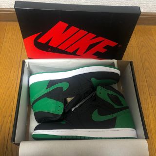 ナイキ(NIKE)のエアジョーダン1  パイングリーン(スニーカー)