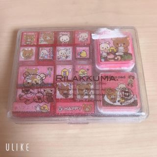 サンリオ(サンリオ)のリラックマ スタンプ セット(印鑑/スタンプ/朱肉)