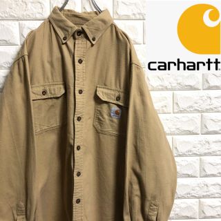 カーハート(carhartt)の＊carhartt＊カーハート＊長袖シャツ＊ワークシャツ＊Lサイズ相当＊(シャツ)