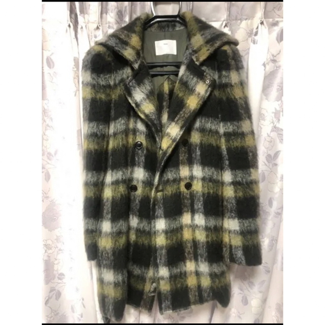TOGA - TOGA PULLA 18AW モヘアシャギーチェックコート TOGA - TOGA PULLA 18AW モヘアシャギーチェックコート