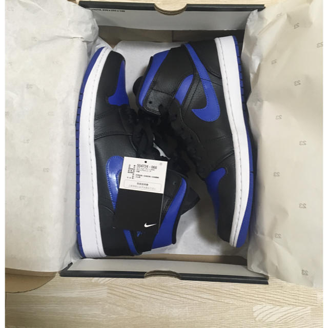 NIKE(ナイキ)のAIR JORDAN 1 MID HYPER ROYAL メンズの靴/シューズ(スニーカー)の商品写真