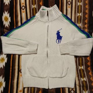 ポロラルフローレン(POLO RALPH LAUREN)のPOLO RALPH LAUREN ポロラルフローレン コットンニット ZIP(カーディガン)