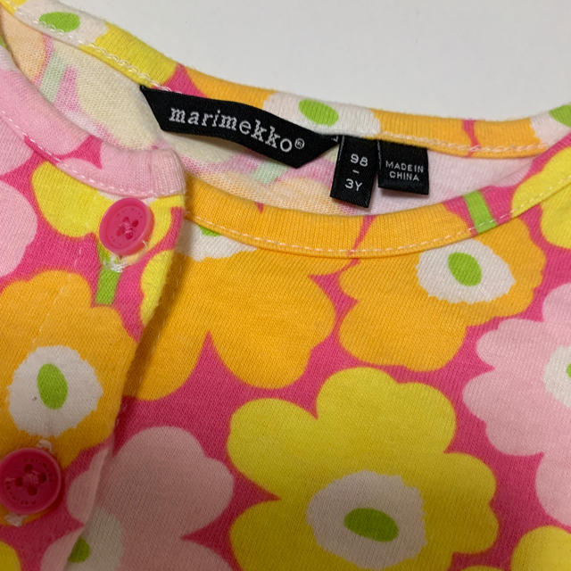 marimekko(マリメッコ)のMarimekko(マリメッコ)オーバーオール・中古・3歳(98cm) キッズ/ベビー/マタニティのキッズ服女の子用(90cm~)(その他)の商品写真