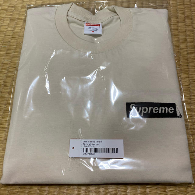 あす楽在庫 【M】supreme Sacred Unique L/S Tee Natural