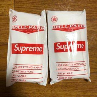 シュプリーム(Supreme)の2個シュプリーム Supreme ボックスロゴ ポンチョ ノベルティー(各種パーツ)