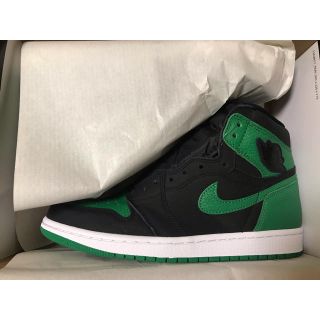 ナイキ(NIKE)のNIKE AIR JORDAN 1 RETRO HIGH OG 緑 26.5(スニーカー)