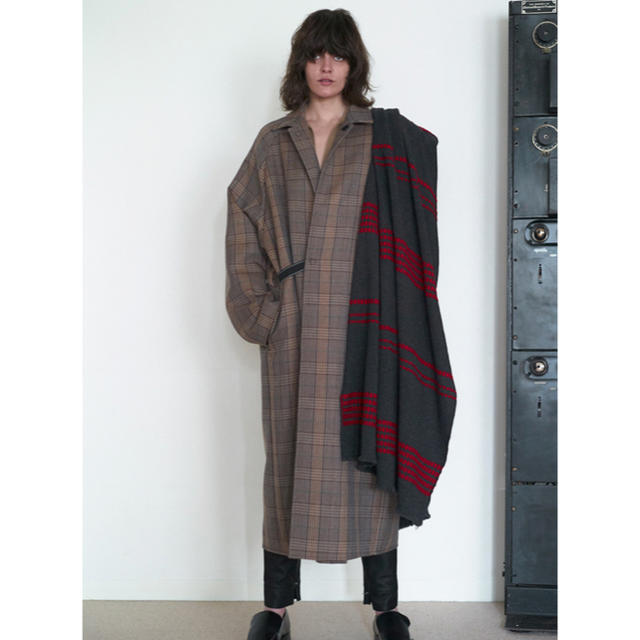 sunsea サンシー 19AW Caramel Check Coat コート