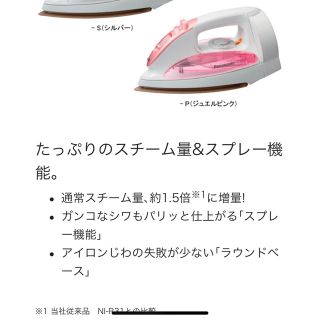 パナソニック(Panasonic)の最終値下げ！スチームアイロン　パナソニック(アイロン)