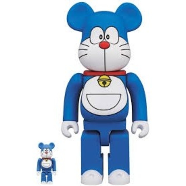 BE@RBRICK ドラえもん　
400% & 100% 2体セット