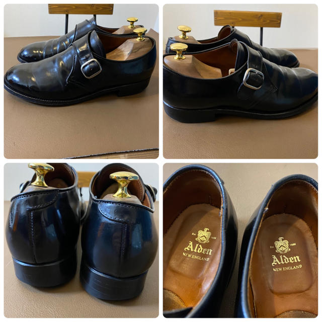 Alden(オールデン)のオールデン コードバン メンズ 革靴 ビジネス シングルモンク メンズの靴/シューズ(ドレス/ビジネス)の商品写真