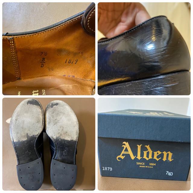 Alden(オールデン)のオールデン コードバン メンズ 革靴 ビジネス シングルモンク メンズの靴/シューズ(ドレス/ビジネス)の商品写真