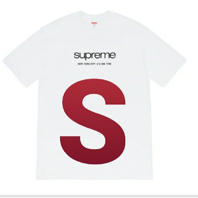 Sサイズ 白  White Supreme Shop Tee