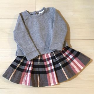 バーバリー(BURBERRY)のBURBERRY CHILDREN トレーナー ワンピース 4Y 110㎝(ワンピース)