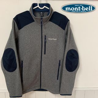 モンベル(mont bell)の極美品　モンベル　クリマプラス　ニット　ジャケット　サイズM パタゴニア　ナイキ(ブルゾン)