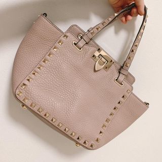 VALENTINO - ロックスタッズ グレインカーフスキン ミニバッグの通販