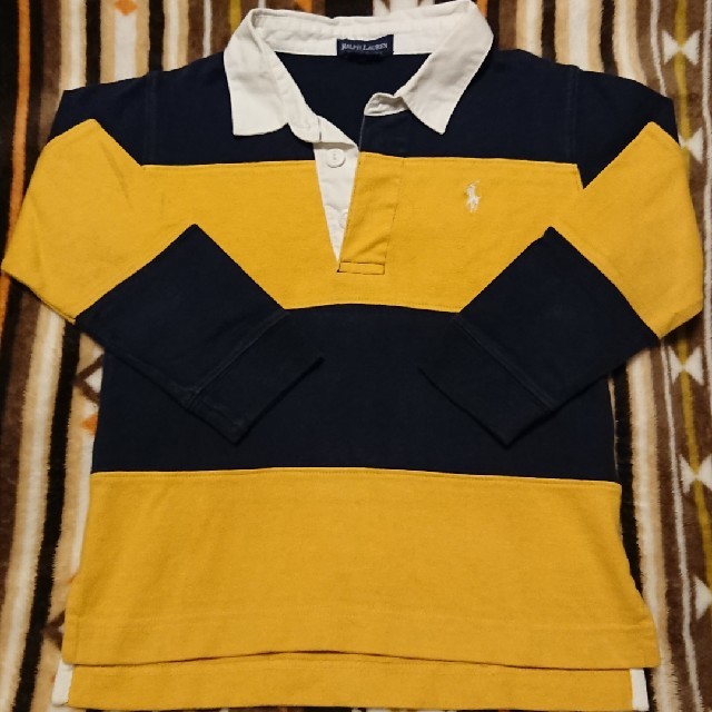 POLO RALPH LAUREN(ポロラルフローレン)のPOLO RALPH LAUREN ポロラルフローレン ラガーシャツ110サイズ キッズ/ベビー/マタニティのキッズ服男の子用(90cm~)(Tシャツ/カットソー)の商品写真