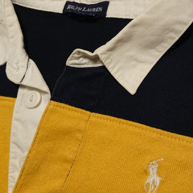 POLO RALPH LAUREN(ポロラルフローレン)のPOLO RALPH LAUREN ポロラルフローレン ラガーシャツ110サイズ キッズ/ベビー/マタニティのキッズ服男の子用(90cm~)(Tシャツ/カットソー)の商品写真