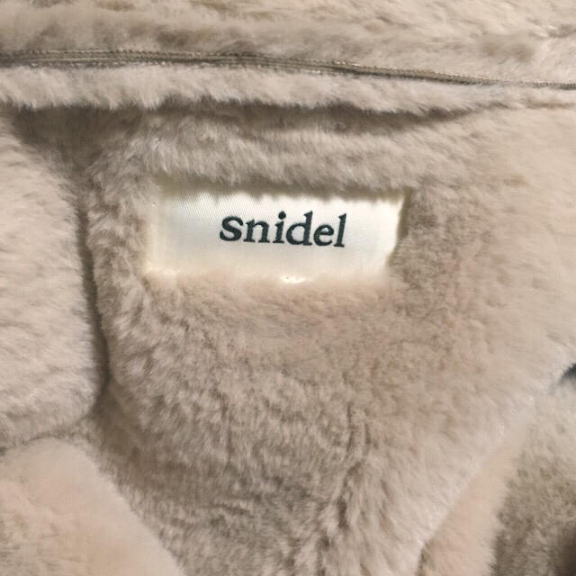 SNIDEL(スナイデル)のフェイクムートンライダースコート レディースのジャケット/アウター(その他)の商品写真