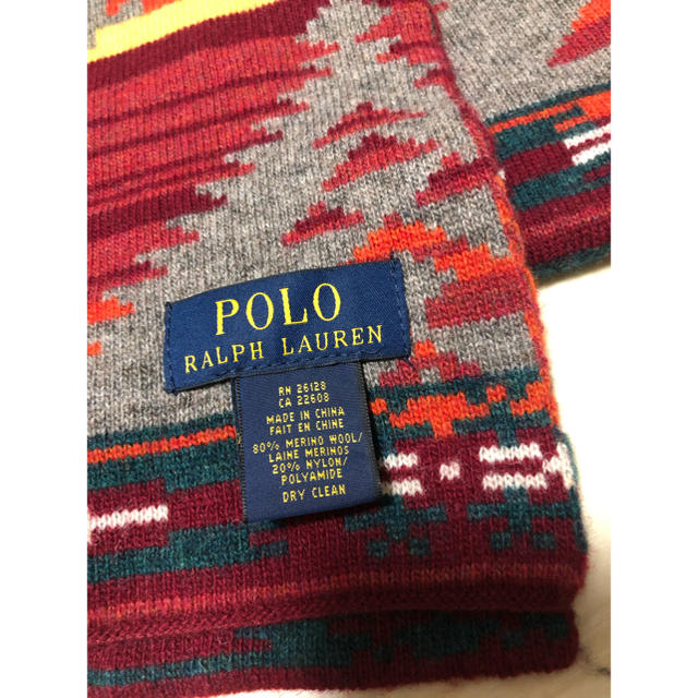 Ralph Lauren(ラルフローレン)のラルフローレン  マフラー　ポロ　POLO メンズのファッション小物(マフラー)の商品写真