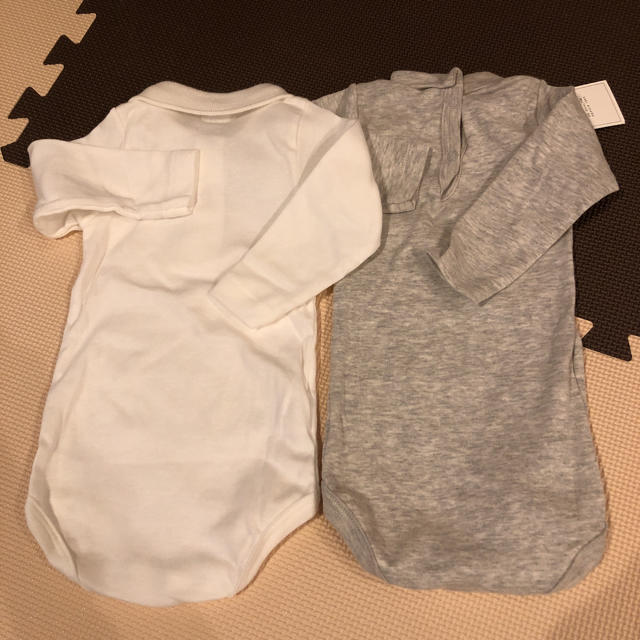 PETIT BATEAU(プチバトー)の専用　新品　プチバトー ロンパース　ポロシャツ　ハイネック　67センチ キッズ/ベビー/マタニティのベビー服(~85cm)(ロンパース)の商品写真