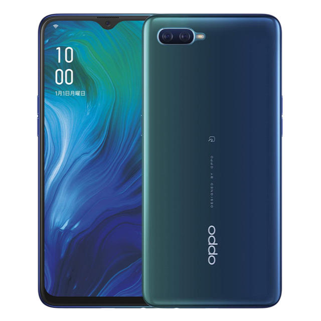 クーポン5%オフ新品未開封OPPO Reno A 64GB ブルー SIMフリーMate30Pro