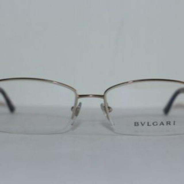 イタリア刻印ブルガリBvlgari眼鏡メガネメダルフレームバレンテシ男女兼用