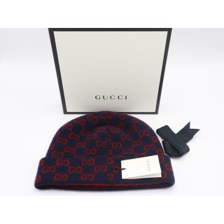 グッチ(Gucci)の《GUCCI/ニット帽》Sランク 完全正規品 新品未使用 箱、リボン付き(ニット帽/ビーニー)