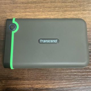 トランセンド(Transcend)の外付けHDD 500GB 耐衝撃タイプ(PC周辺機器)