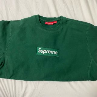 シュプリーム(Supreme)の専用supreme boxlogoボックスロゴダークグリーン(スウェット)