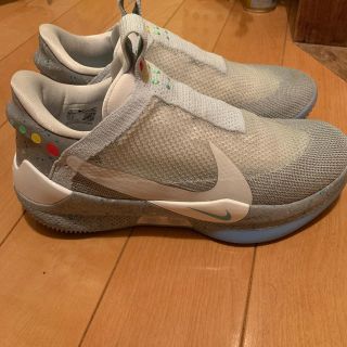 ナイキ(NIKE)のnike ハイパーアダプトbb ウルフグレー(スニーカー)