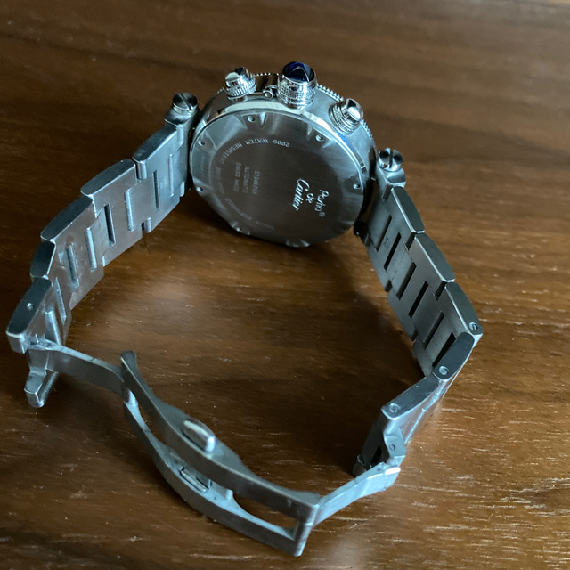 カルティエ Cartier パシャ シータイマー クロノグラフ　メンズ腕時計
