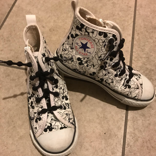 CONVERSE(コンバース)の美品 ♡ コンバース スニーカー シューズ 靴　キッズ　17 キッズ/ベビー/マタニティのキッズ靴/シューズ(15cm~)(スニーカー)の商品写真