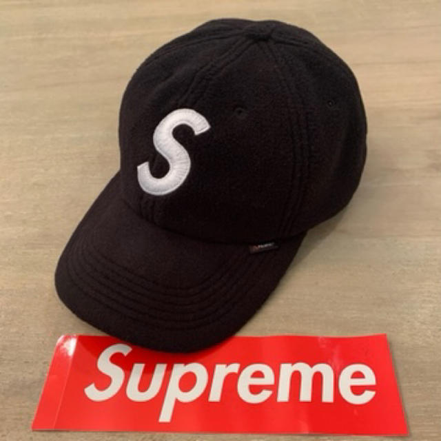 Supreme Polartec S Logo 6-Panel Hat ブラック