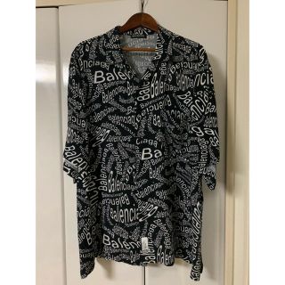 バレンシアガ(Balenciaga)のゆうゆう様専用BALENCIAGA19ssロゴアロハシャツ★キャップパーカー(シャツ)