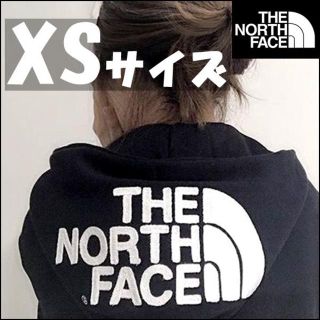 ザノースフェイス(THE NORTH FACE)のセール★XSサイズ★ノースフェイス リアビュー フルジップ フーディー 黒(パーカー)