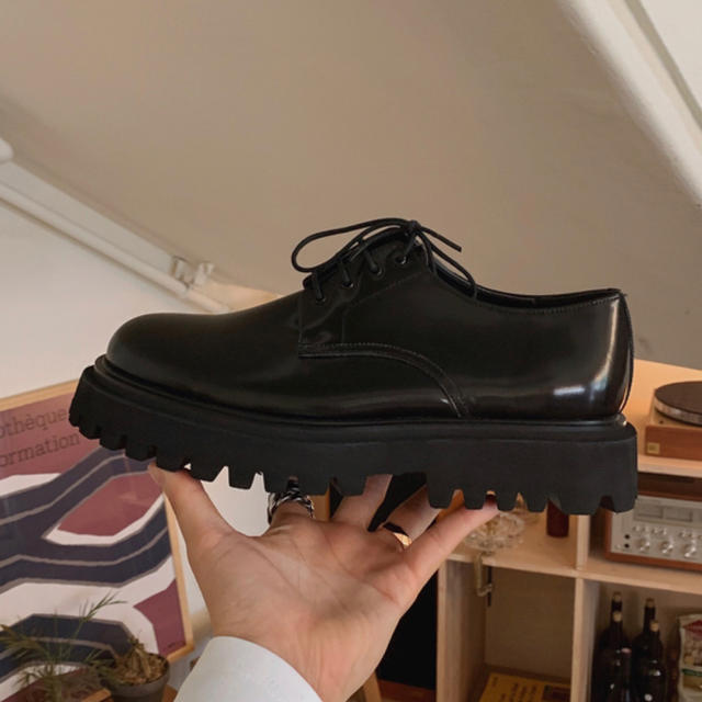 Dr.Martens(ドクターマーチン)のasclo 革靴　本革　27.5cm 韓国ファッション メンズの靴/シューズ(ドレス/ビジネス)の商品写真