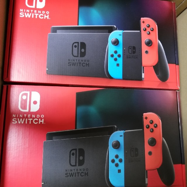 Nintendo Switch - Nintendo Switch JOY-CON(L) ネオンブルー/(R) ネオの通販 by Garcia