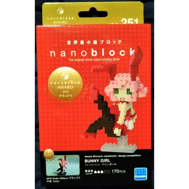 Kawada(カワダ)の新品 ナノブロック バニーガール nanoblock NBC_251 エンタメ/ホビーのフィギュア(その他)の商品写真