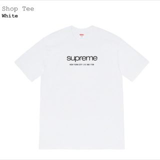 シュプリーム(Supreme)のsupreme Shop Tee White M サイズ 20ss(Tシャツ/カットソー(半袖/袖なし))