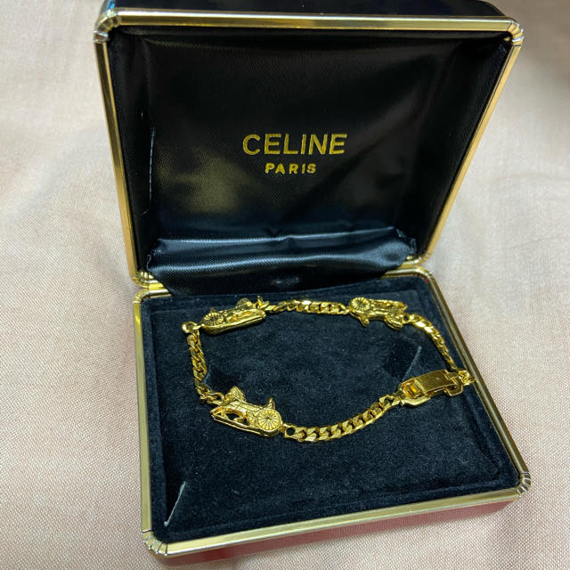 celine - celine セリーヌ ブレスレット ゴールド 馬車 美品