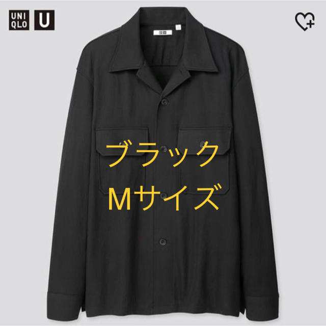 uniqlo u ミリタリージャージーシャツ　M サイズ　ブラック