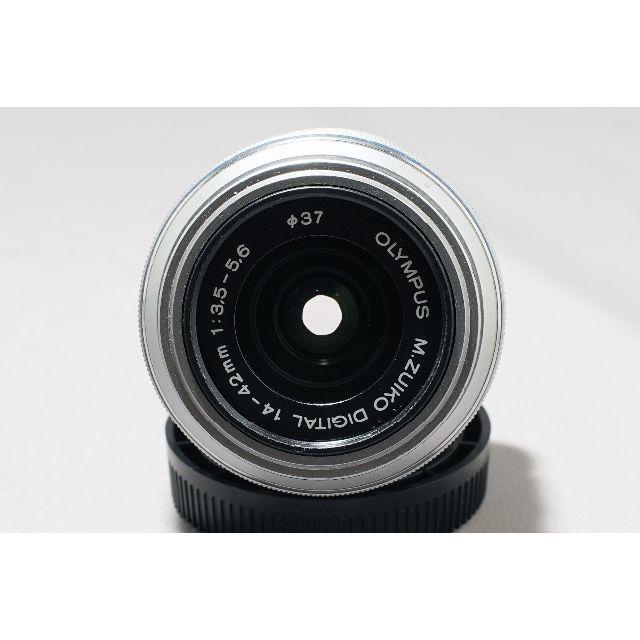 OLYMPUS(オリンパス)のオリンパス M.ZUIKO 14-42mm F3.5-5.6 II R 後期型 スマホ/家電/カメラのカメラ(レンズ(ズーム))の商品写真