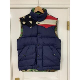 デニムアンドサプライラルフローレン(Denim & Supply Ralph Lauren)のデニムアンドサプライ　リバーシブル ダウンベスト(ダウンベスト)