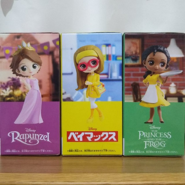 Disney(ディズニー)のQ posket petit Disney ラプンツェルなど全3種セット エンタメ/ホビーのフィギュア(SF/ファンタジー/ホラー)の商品写真