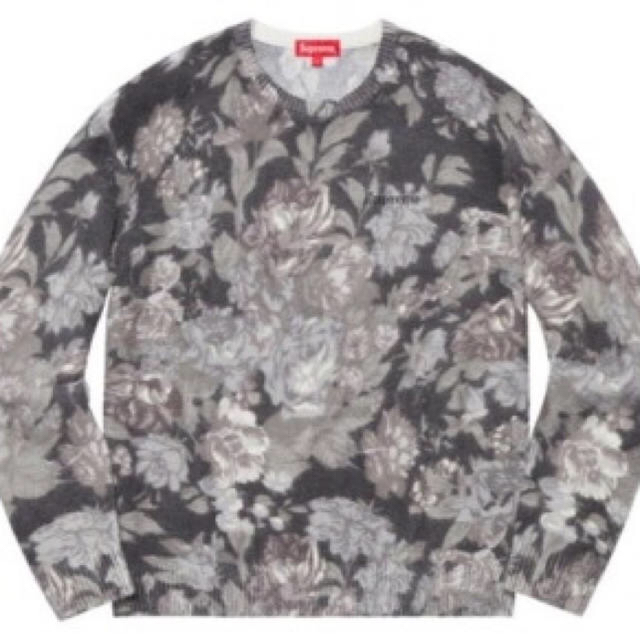 Supreme Printed Floral Angora Sweater XLトップス