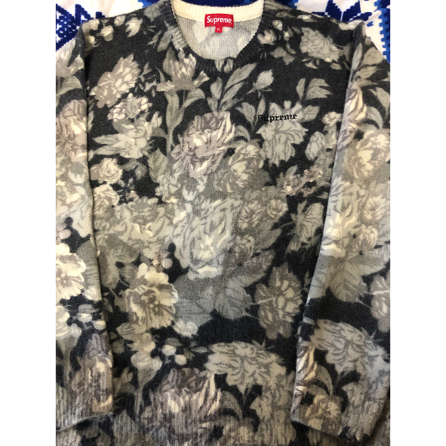 ァイターアワード Supreme Printed Floral Angora Sweater XL