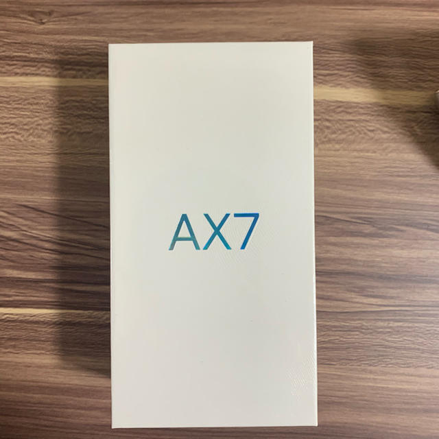 新品•未開封] OPPO AX7 ブルー 【一部予約販売中】 8007円