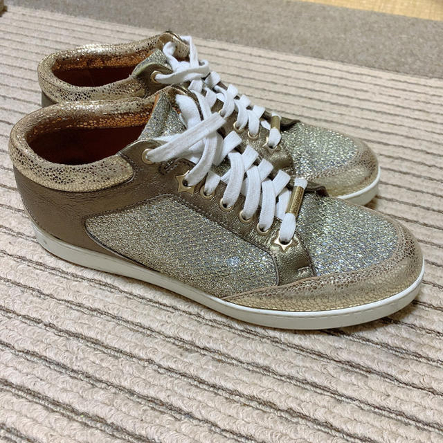 JIMMY CHOO(ジミーチュウ)のJIMMy CHOO ジミーチュウ　スニーカー38 レディースの靴/シューズ(スニーカー)の商品写真